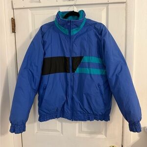 Vintage Blue Puffer Jacket